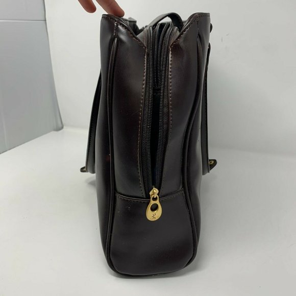 Case Logic Structured Work Tote Organizer Shoulder Bag Laptop Commuter Brown - Picture 4 of 8